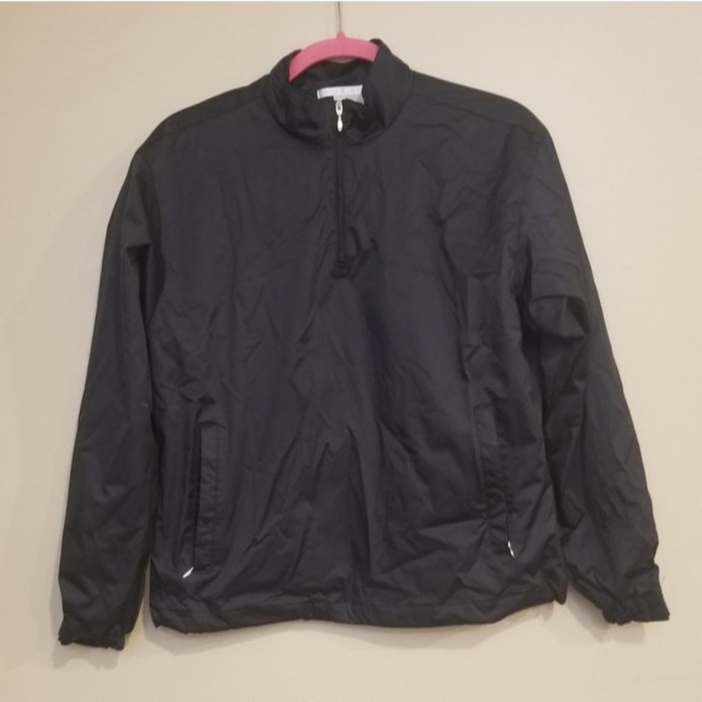 Nike Golf Quarter Zip Black Windbreaker  M